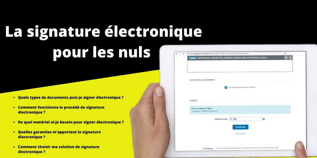 La signature électronique pour les nuls : comment ça marche