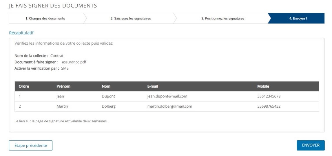 Etape 4 - Signez électroniquement un document PDF